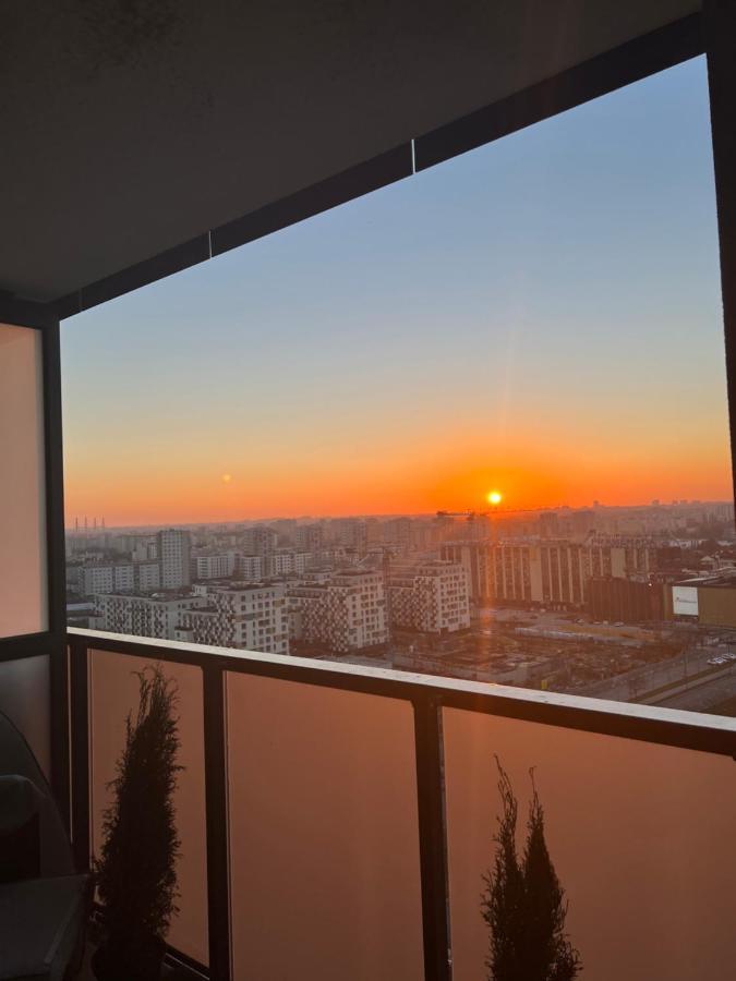 Apartament Skyscrapper Z Widokiem Na Panorame Warszawy Warsaw Exterior photo